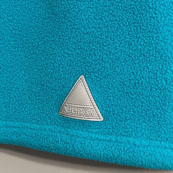 L.L. Bean Kid's Mountain Classic Fleece Full Zip Jacket Hooded Size M (10-12) - Picture 6 of 6